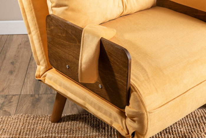 Atelier Del Sofa Cosmo Single - Amarillo Mostaza